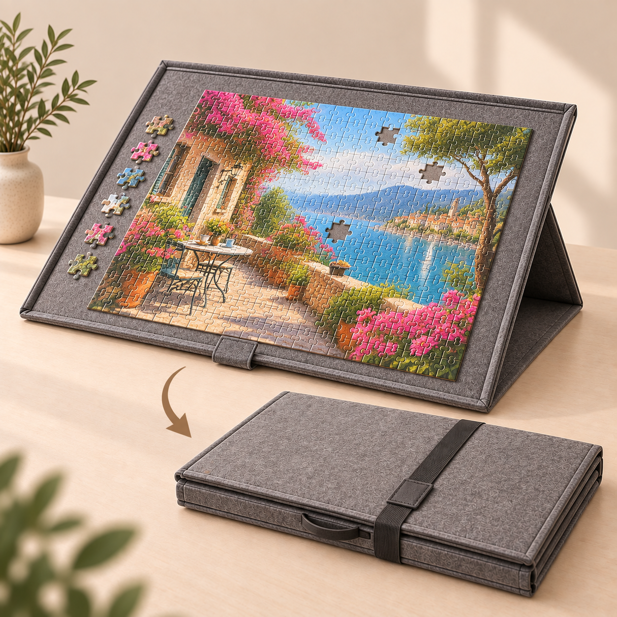 Puzzeltafel inklapbaar    opvouwbaar